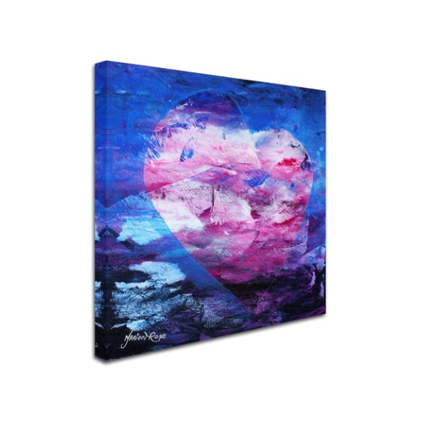 Marion Rose 'Felt Winter Ice' Canvas Art,18x18